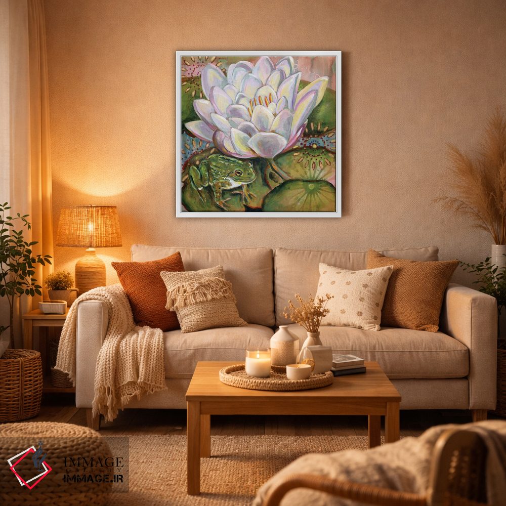 تابلو دکوراتیو قورباغه II اثر لینه آ توبیاس - D5W