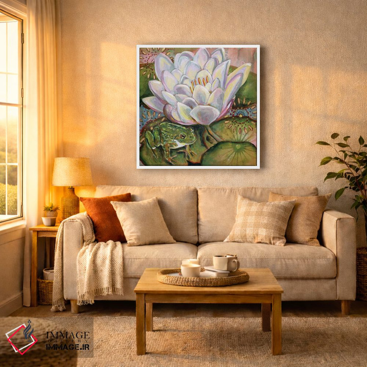 تابلو دکوراتیو قورباغه II اثر لینه آ توبیاس - D4W