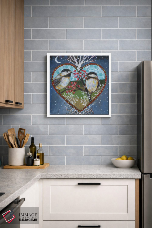 تابلو دکوراتیو قلب II اثر لینه آ توبیاس - D1W