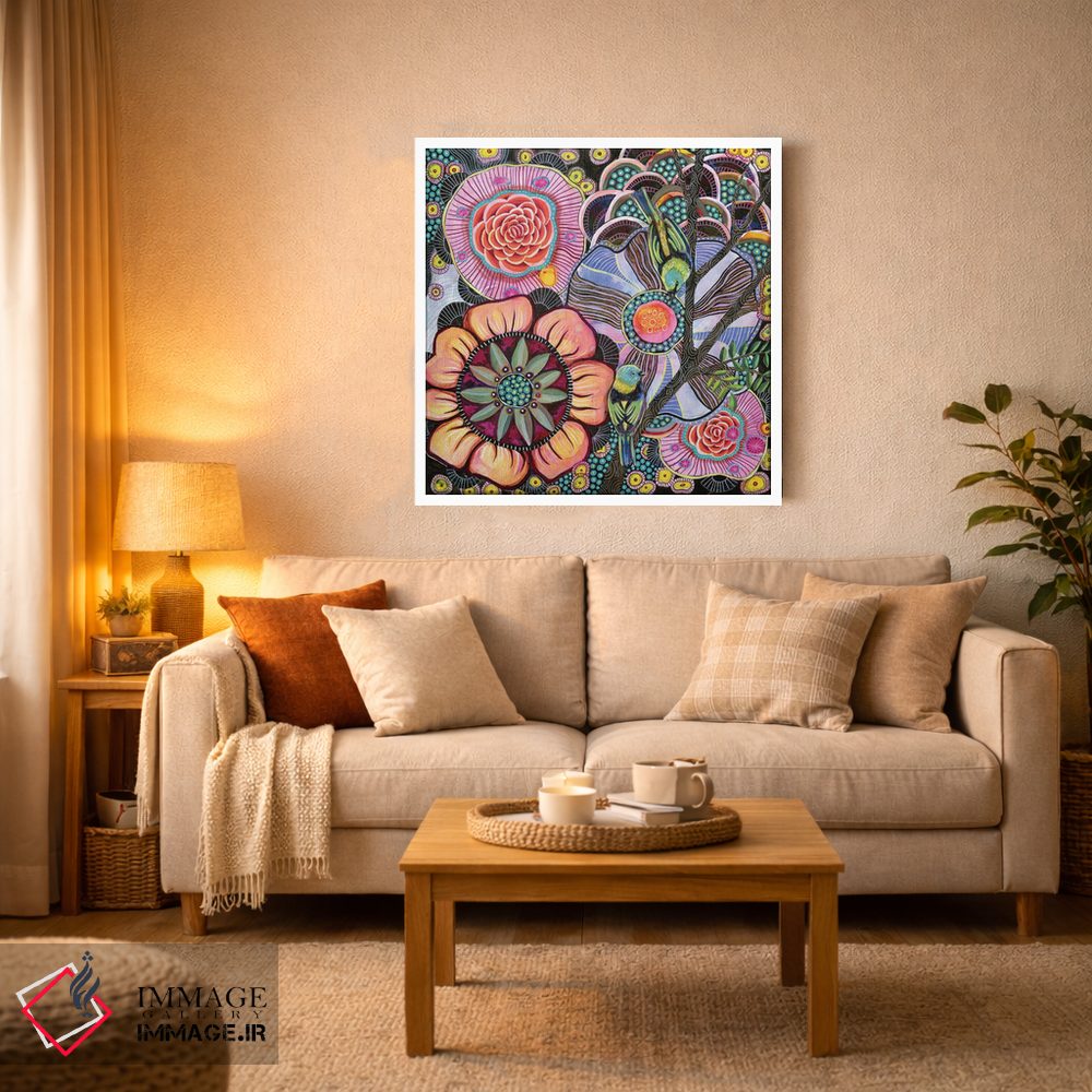 تابلو دکوراتیو تنجیرهای سبزسر اثر لینه آ توبیاس - D2W