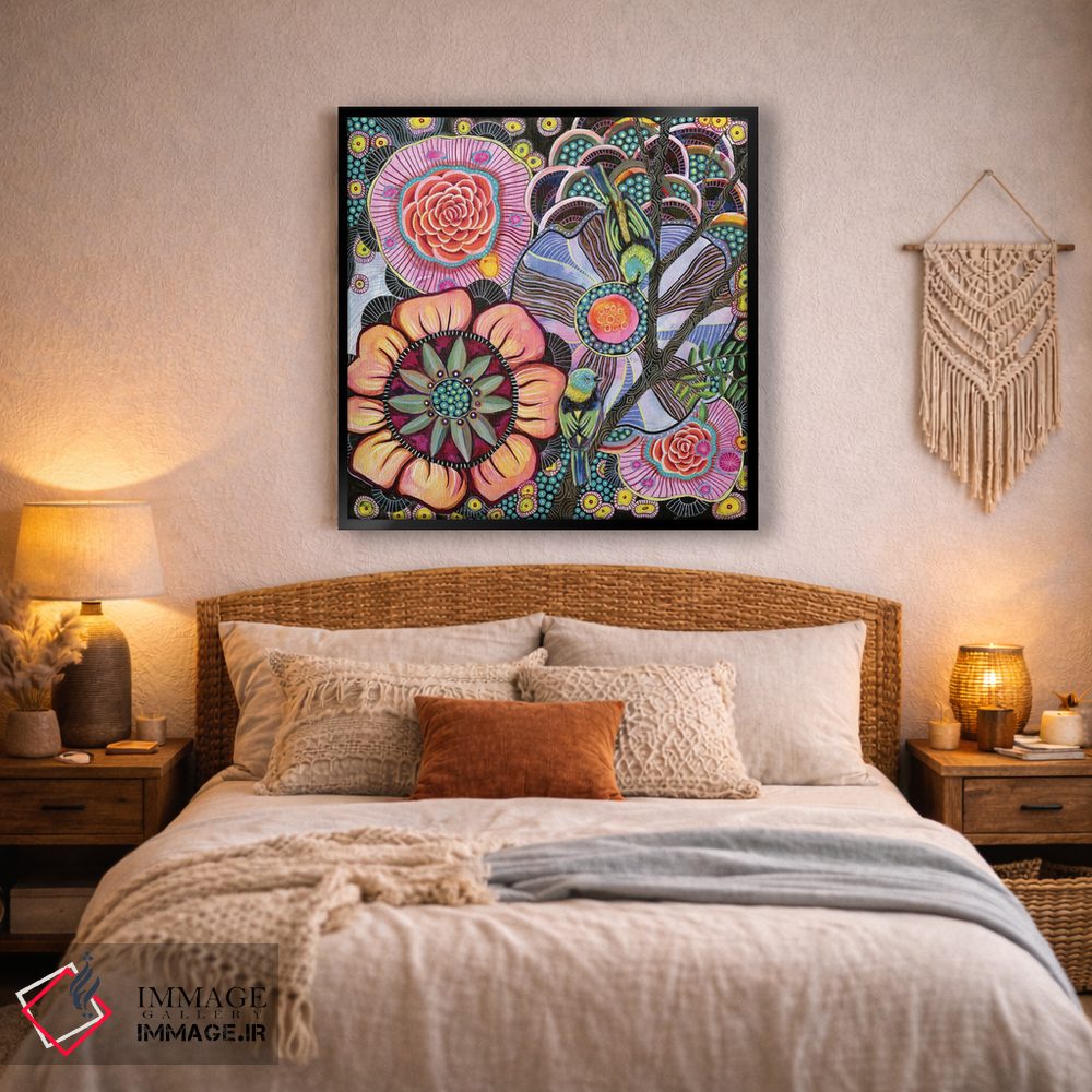 تابلو دکوراتیو تنجیرهای سبزسر اثر لینه آ توبیاس - D3B