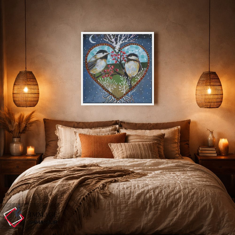 تابلو دکوراتیو قلب II اثر لینه آ توبیاس - D2W