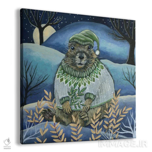 تابلو دکوراتیو مربوط شاد اثر لینه آ توبیاس - نمای پرسپکتیو محصول