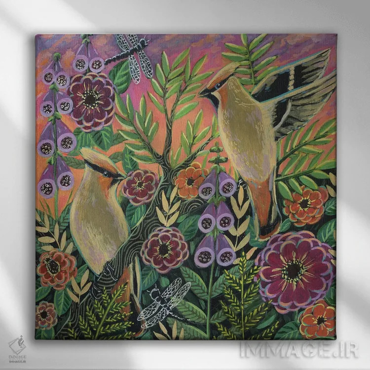 تابلو دکوراتیو آخرین نور اثر لینه آ توبیاس - نمای روبهرو روی دیوار