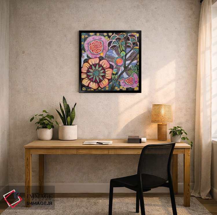 تابلو دکوراتیو تنجیرهای سبزسر اثر لینه آ توبیاس - D5B