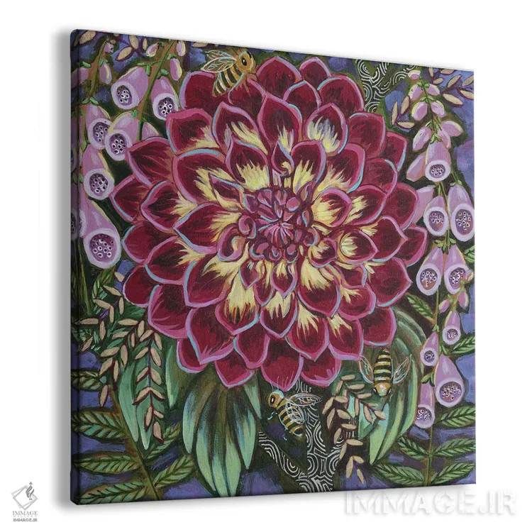 تابلو دکوراتیو سرسبز و شاداب اثر لینه آ توبیاس - نمای پرسپکتیو محصول