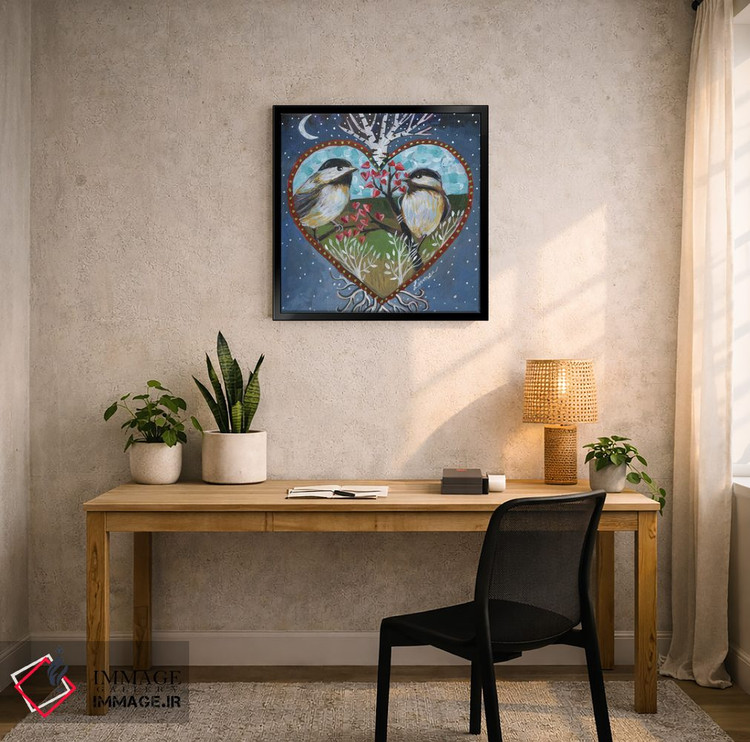 تابلو دکوراتیو قلب II اثر لینه آ توبیاس - D4B