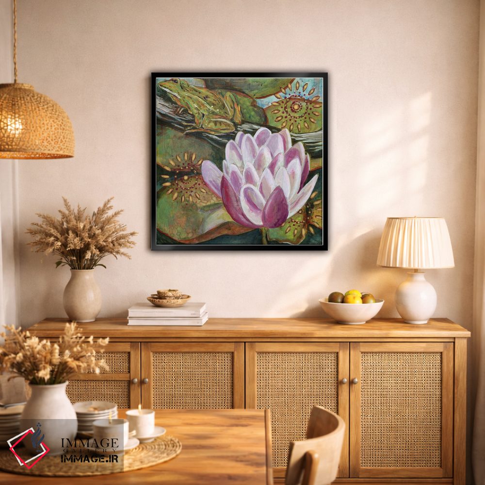 تابلو دکوراتیو قورباغه I اثر لینه آ توبیاس - D1B