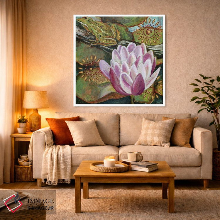 تابلو دکوراتیو قورباغه I اثر لینه آ توبیاس - D2W