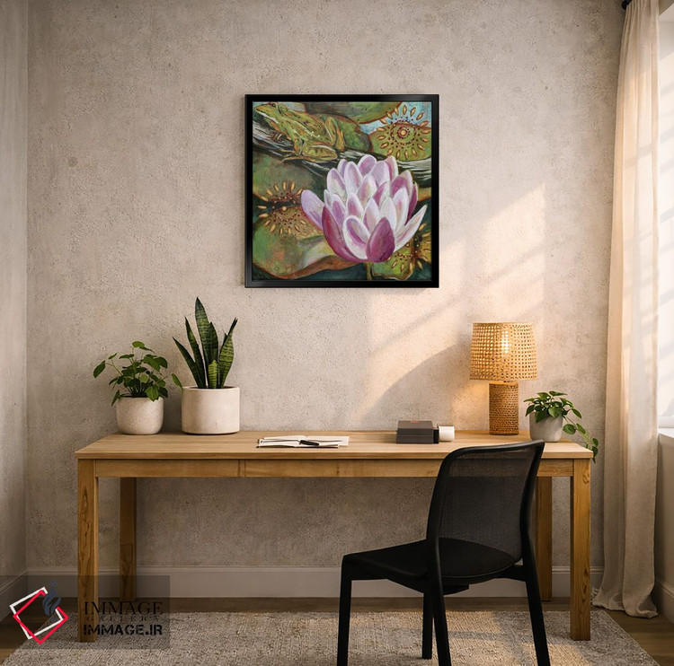 تابلو دکوراتیو قورباغه I اثر لینه آ توبیاس - D4B