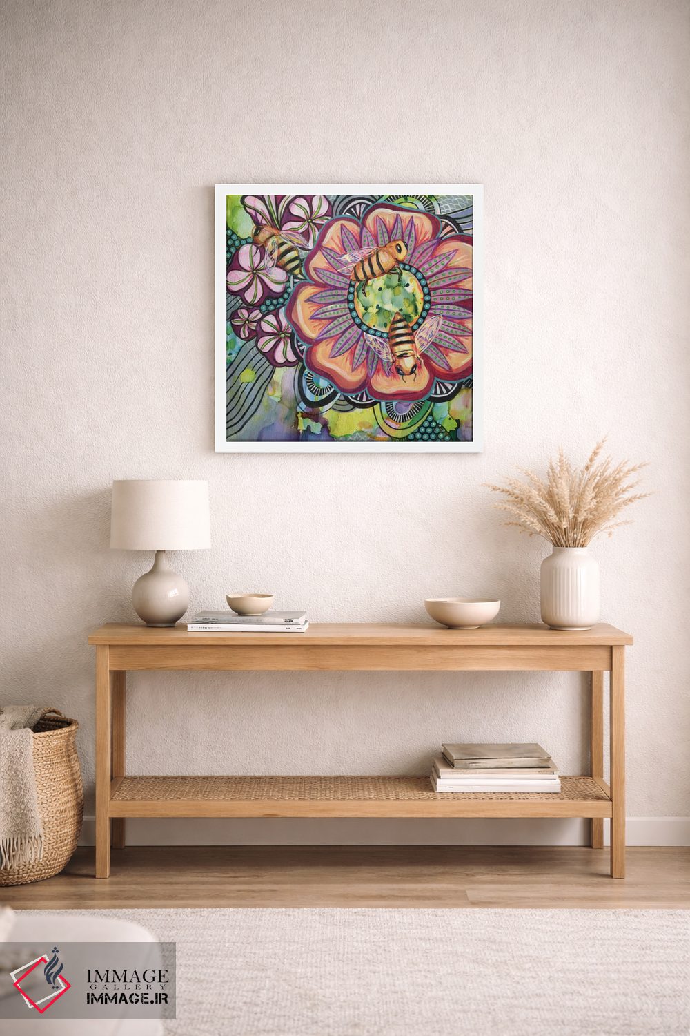 تابلو دکوراتیو عسل برای کندو اثر لینه آ توبیاس - D1W