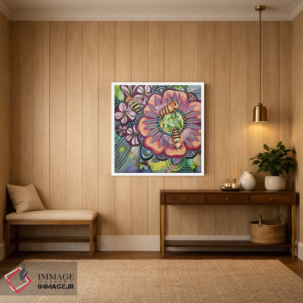 تابلو دکوراتیو عسل برای کندو اثر لینه آ توبیاس - D2W