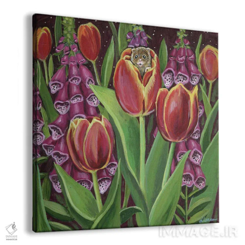 تابلو دکوراتیو خانه موش اثر لینه آ توبیاس - نمای پرسپکتیو محصول