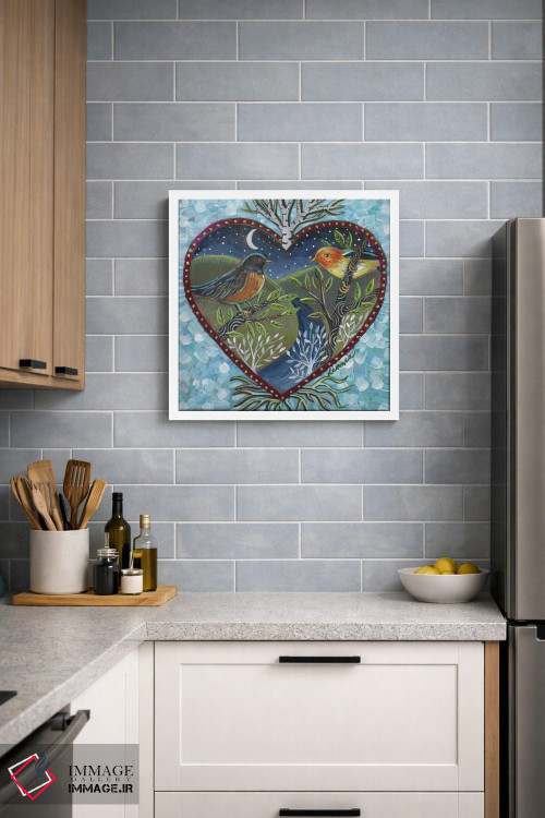 تابلو دکوراتیو قلب III اثر لینه آ توبیاس - D3W