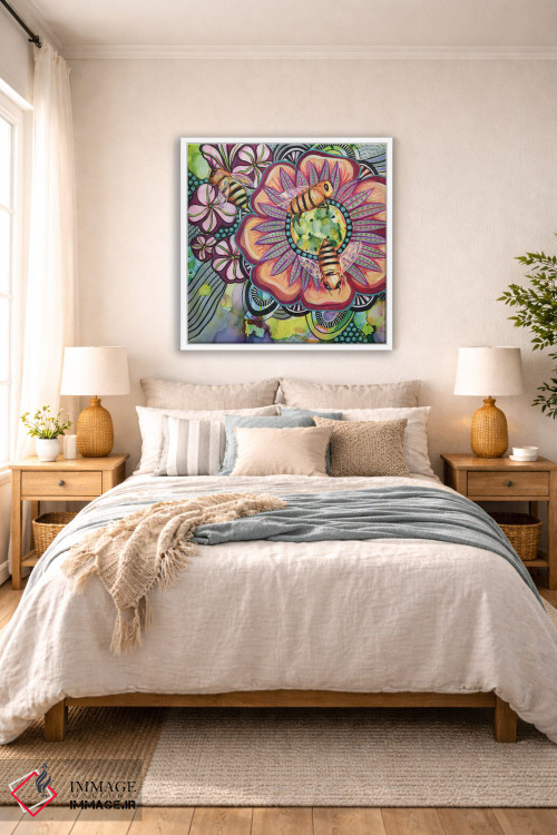 تابلو دکوراتیو عسل برای کندو اثر لینه آ توبیاس - D5W