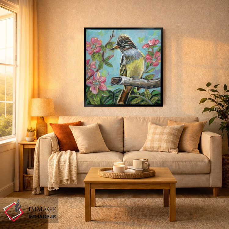 تابلو دکوراتیو مگس گیر تاج دار بزرگ اثر لینه آ توبیاس - D3B