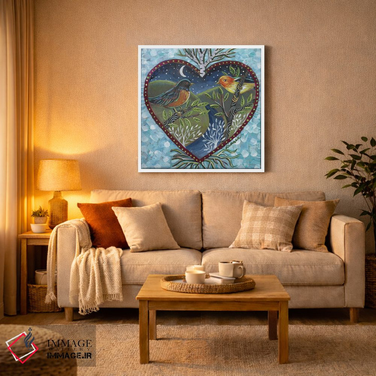 تابلو دکوراتیو قلب III اثر لینه آ توبیاس - D2W