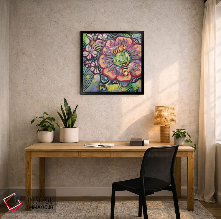 تابلو دکوراتیو عسل برای کندو اثر لینه آ توبیاس - D6B