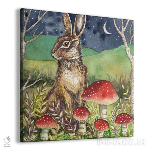 تابلو دکوراتیو فصل قارچ اثر لینه آ توبیاس - نمای پرسپکتیو محصول