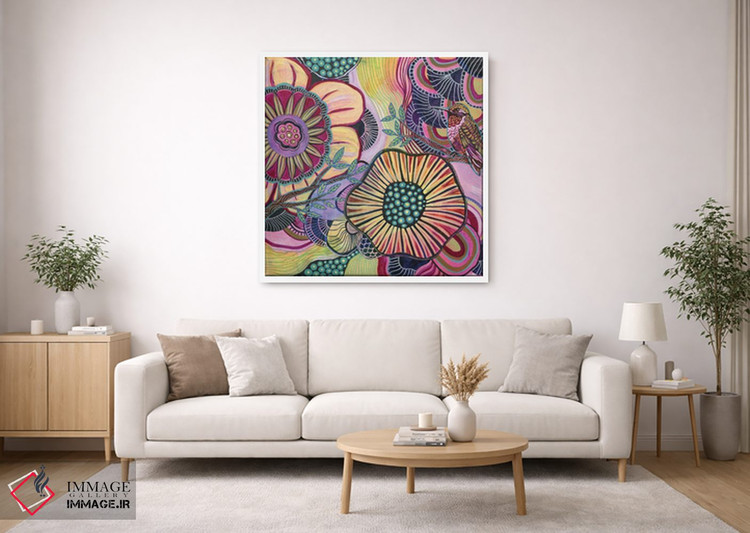 تابلو دکوراتیو مرغ مگس خوار پنهان اثر لینه آ توبیاس - D1W