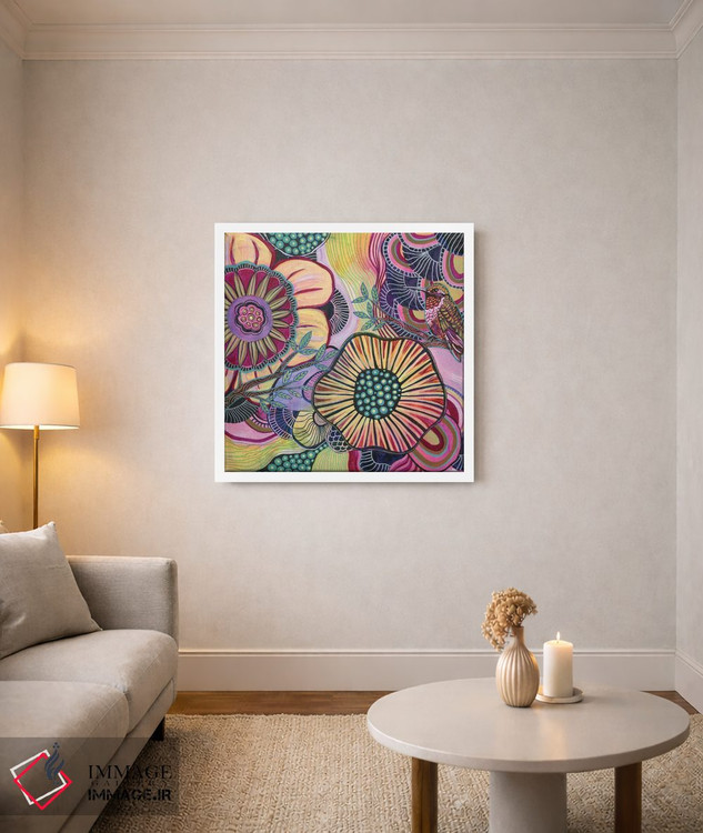 تابلو دکوراتیو مرغ مگس خوار پنهان اثر لینه آ توبیاس - D4W