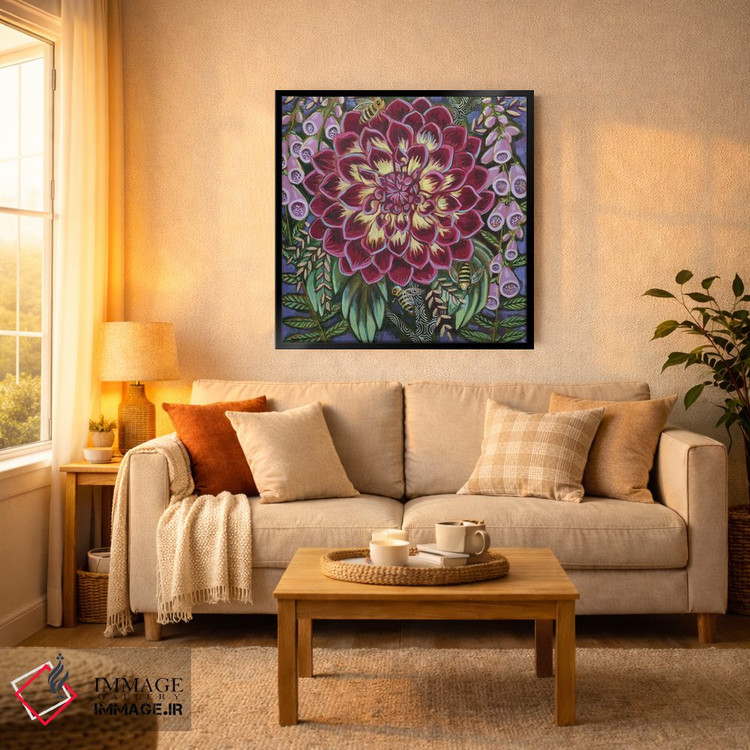 تابلو دکوراتیو سرسبز و شاداب اثر لینه آ توبیاس - D3B