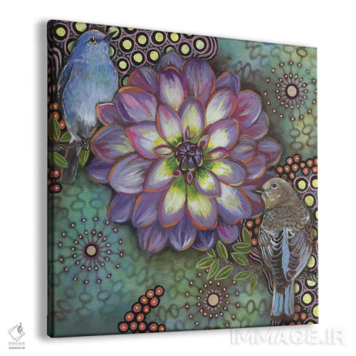 تابلو دکوراتیو مرغ آبی کوهستانی I اثر لینه آ توبیاس - نمای پرسپکتیو محصول