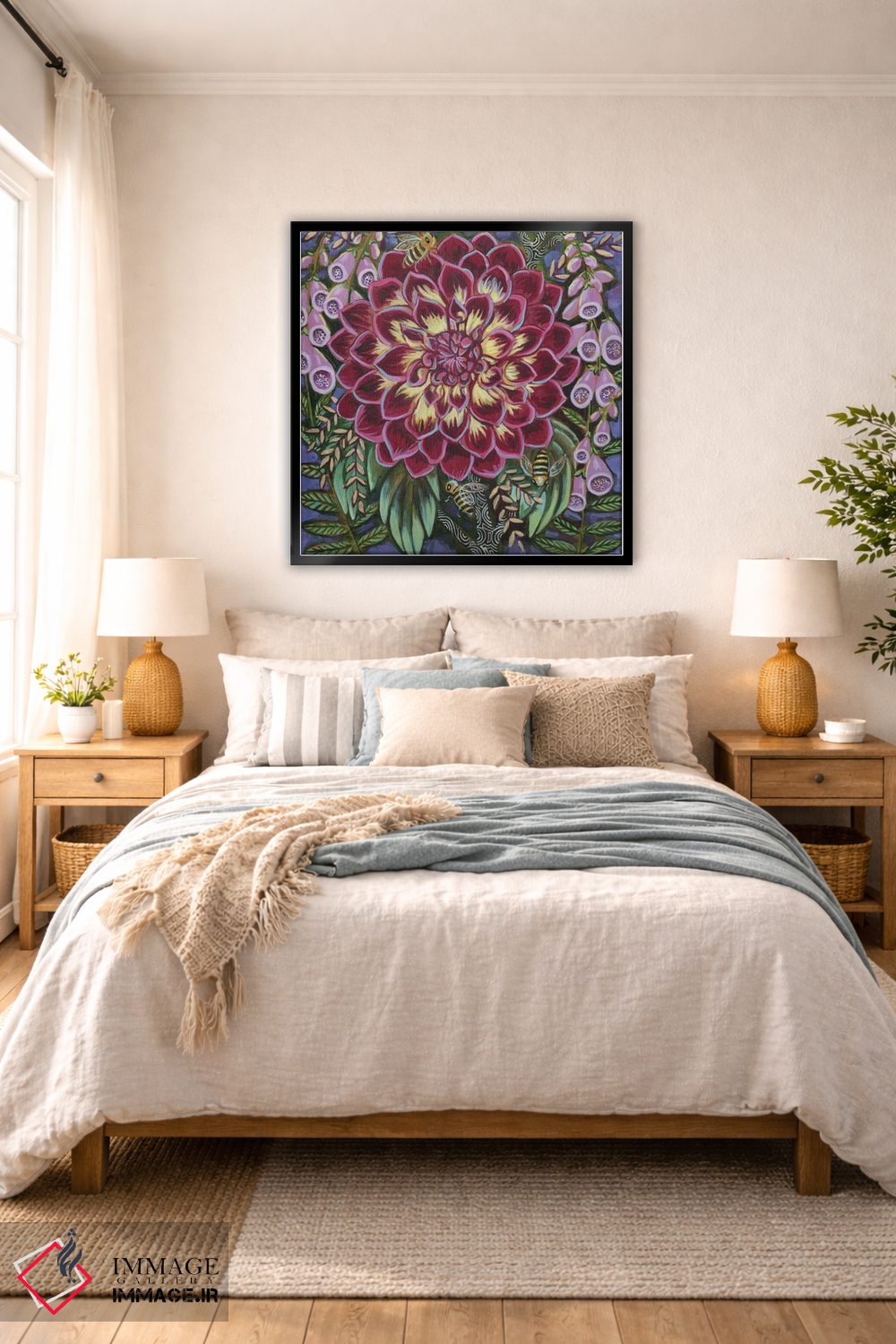 تابلو دکوراتیو سرسبز و شاداب اثر لینه آ توبیاس - D6B