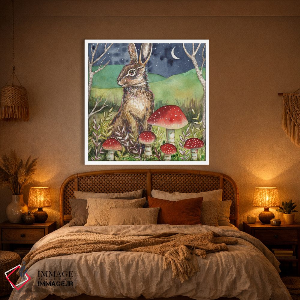 تابلو دکوراتیو فصل قارچ اثر لینه آ توبیاس - D1W