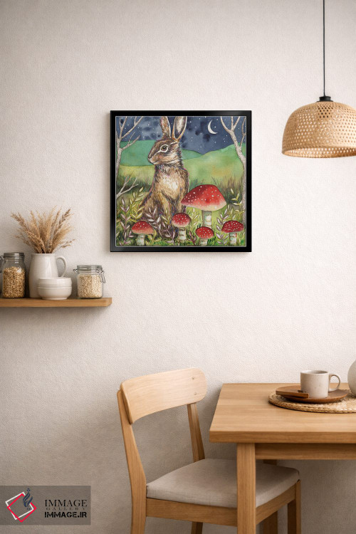 تابلو دکوراتیو فصل قارچ اثر لینه آ توبیاس - D4B