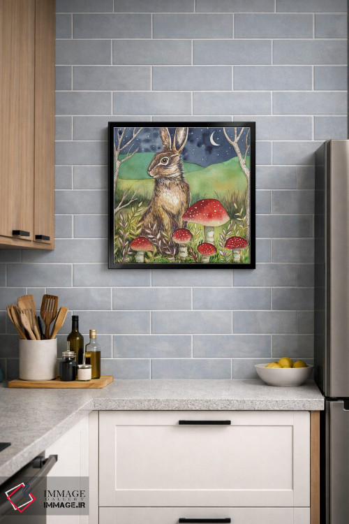 تابلو دکوراتیو فصل قارچ اثر لینه آ توبیاس - D3B