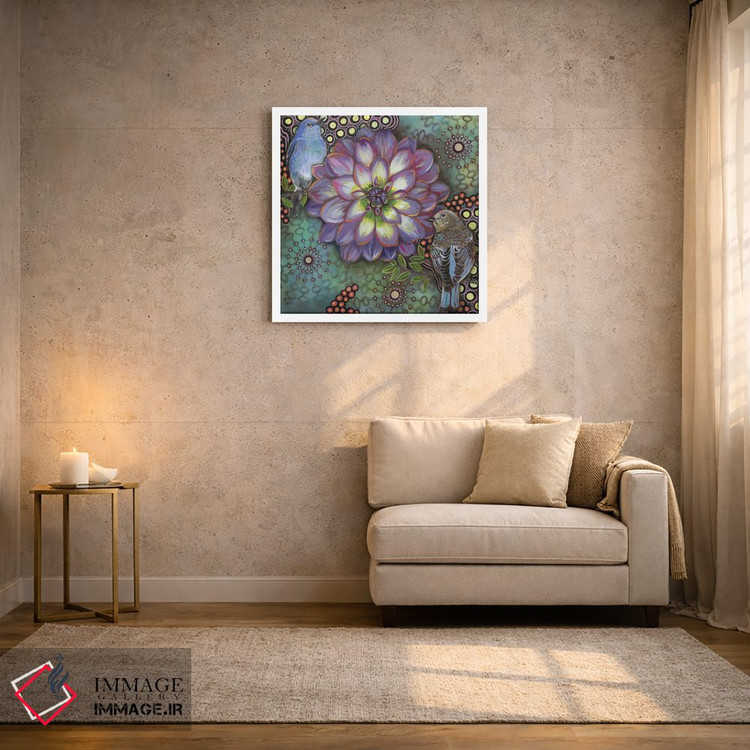 تابلو دکوراتیو مرغ آبی کوهستانی I اثر لینه آ توبیاس - D1W