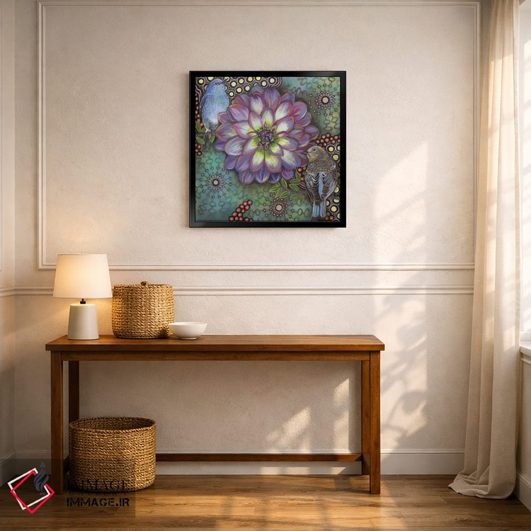 تابلو دکوراتیو مرغ آبی کوهستانی I اثر لینه آ توبیاس - D5B