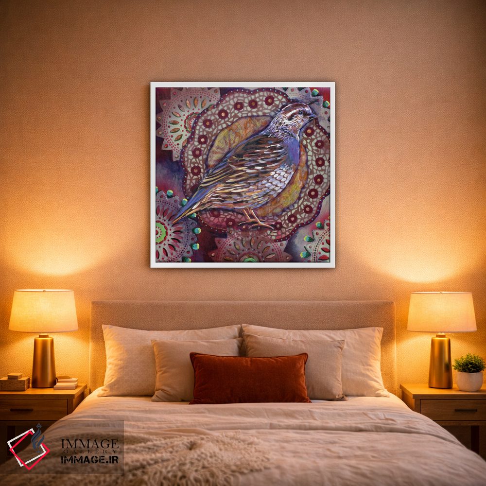 تابلو دکوراتیو بلدرچین اثر لینه آ توبیاس - D1W