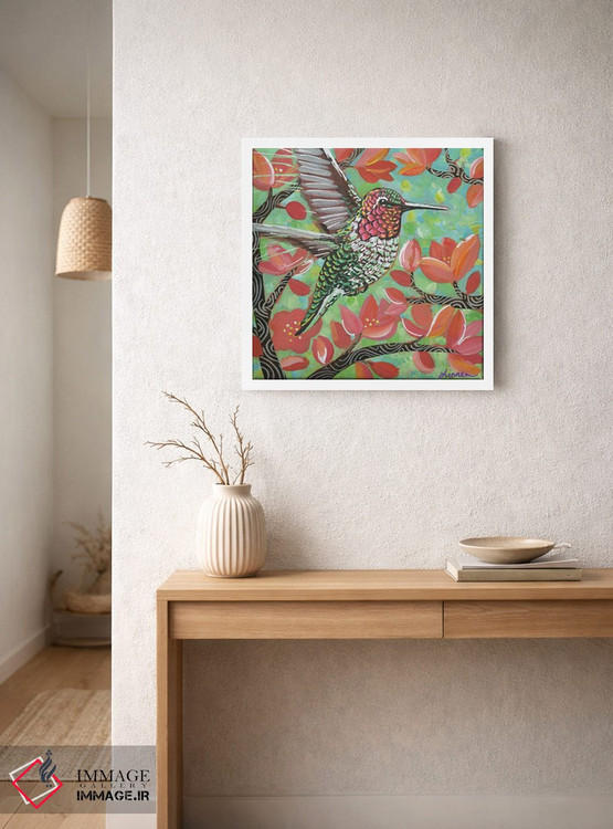 تابلو دکوراتیو مرغ مگس خوار بهاری III اثر لینه آ توبیاس - D2W