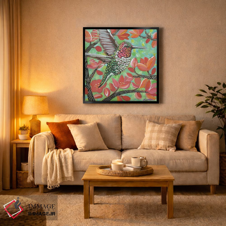 تابلو دکوراتیو مرغ مگس خوار بهاری III اثر لینه آ توبیاس - D3B