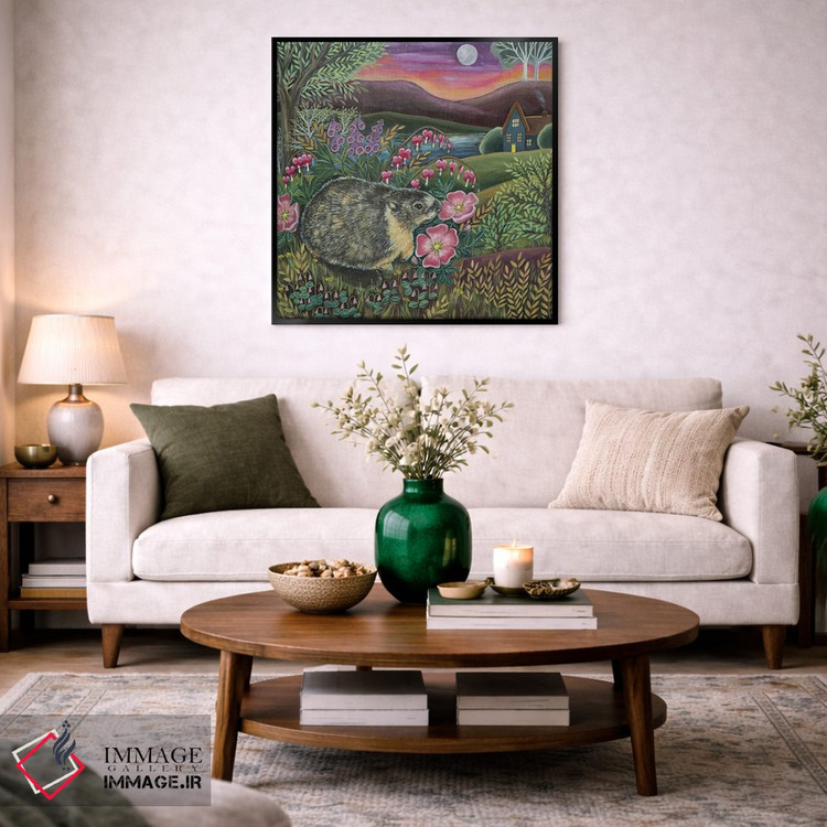 تابلو دکوراتیو منظره رودخانه اثر لینه آ توبیاس - D1B