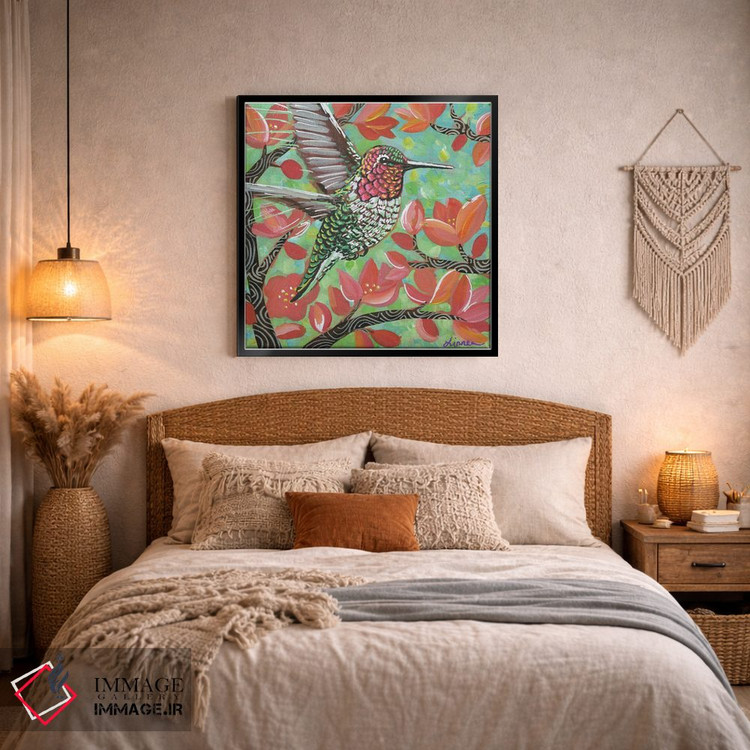 تابلو دکوراتیو مرغ مگس خوار بهاری III اثر لینه آ توبیاس - D4B