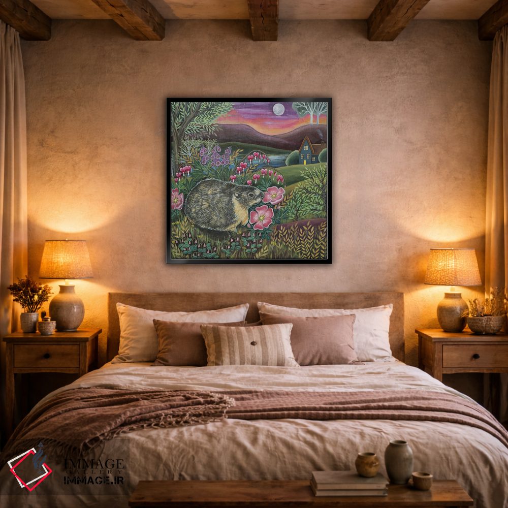 تابلو دکوراتیو منظره رودخانه اثر لینه آ توبیاس - D2B