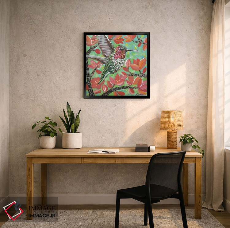 تابلو دکوراتیو مرغ مگس خوار بهاری III اثر لینه آ توبیاس - D6B