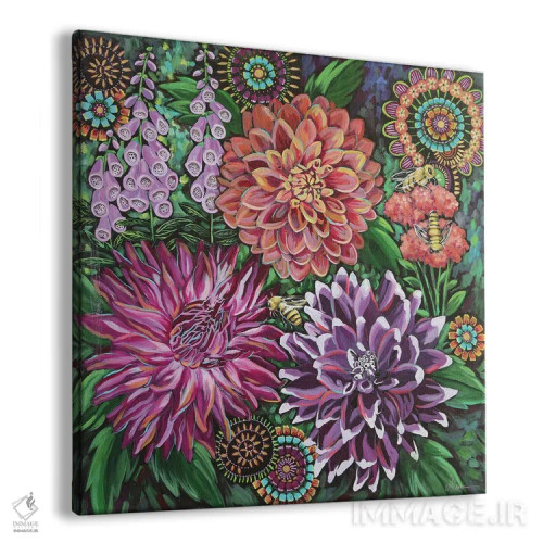 تابلو دکوراتیو انقلاب تابستانی اثر لینه آ توبیاس - نمای پرسپکتیو محصول