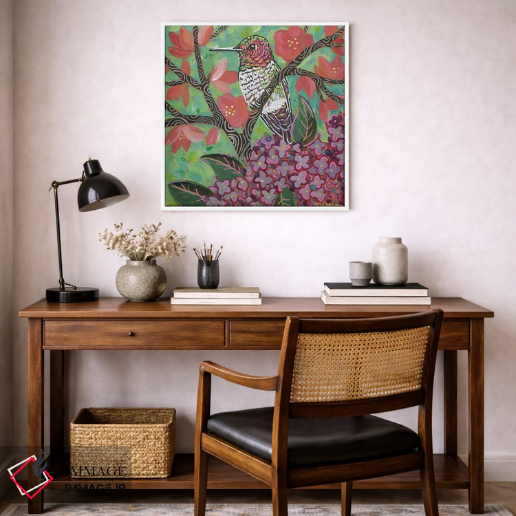 تابلو دکوراتیو مرغ مگس خوار بهاری II اثر لینه آ توبیاس - D4W