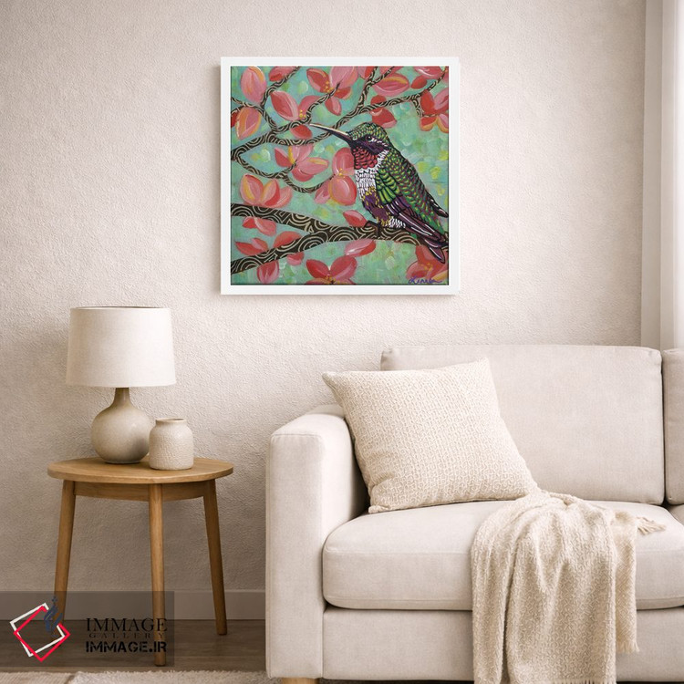 تابلو دکوراتیو مرغ مگس خوار بهاری I اثر لینه آ توبیاس - D4W