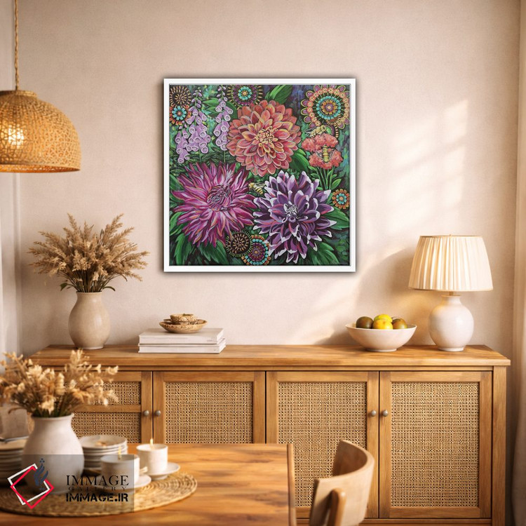 تابلو دکوراتیو انقلاب تابستانی اثر لینه آ توبیاس - D1W