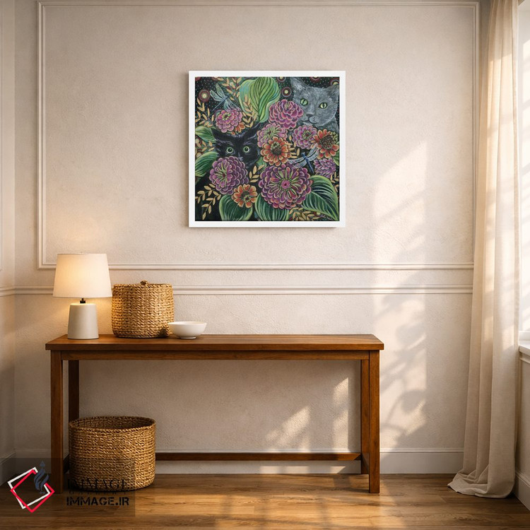 تابلو دکوراتیو شکار سنجاقک اثر لینه آ توبیاس - D5W