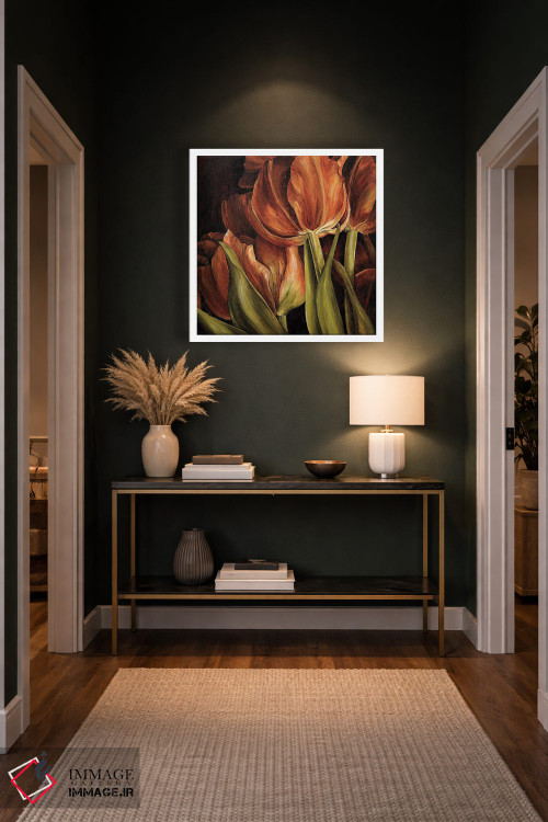 تابلو دکوراتیو هارمونی رنگ ها I اثر لیندا تامپسون - D5W