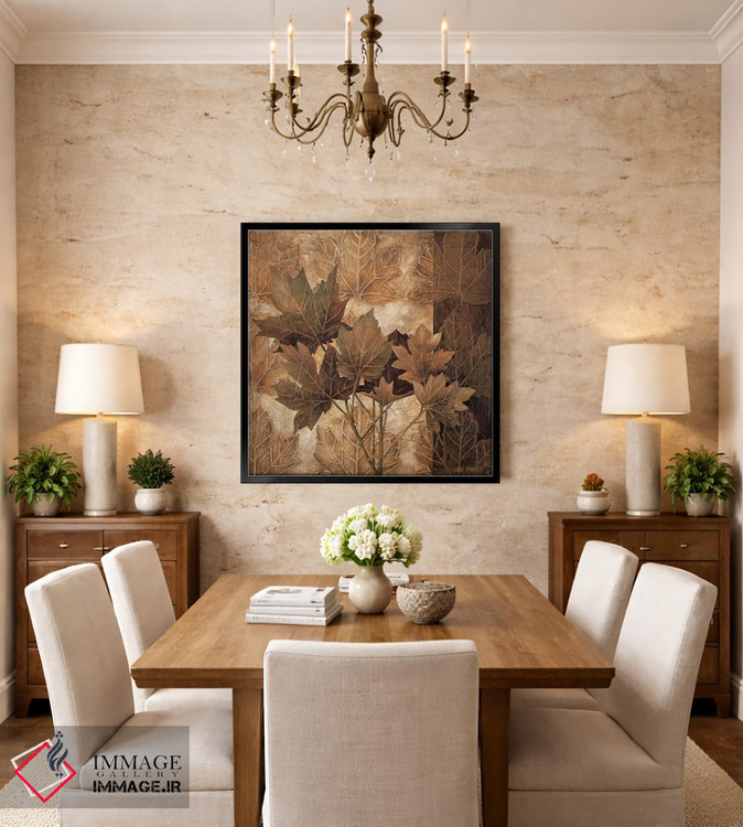 تابلو دکوراتیو الگوهای برگ II اثر لیندا تامپسون - D4B
