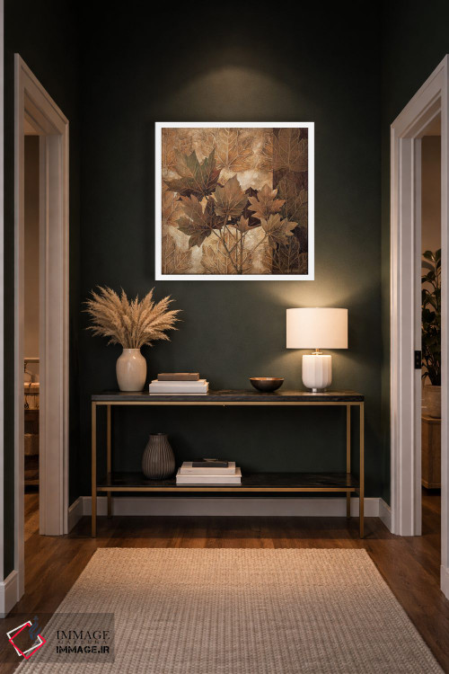 تابلو دکوراتیو الگوهای برگ II اثر لیندا تامپسون - D5W