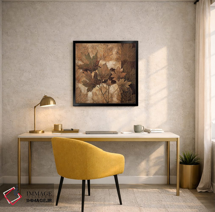 تابلو دکوراتیو الگوهای برگ II اثر لیندا تامپسون - D6B
