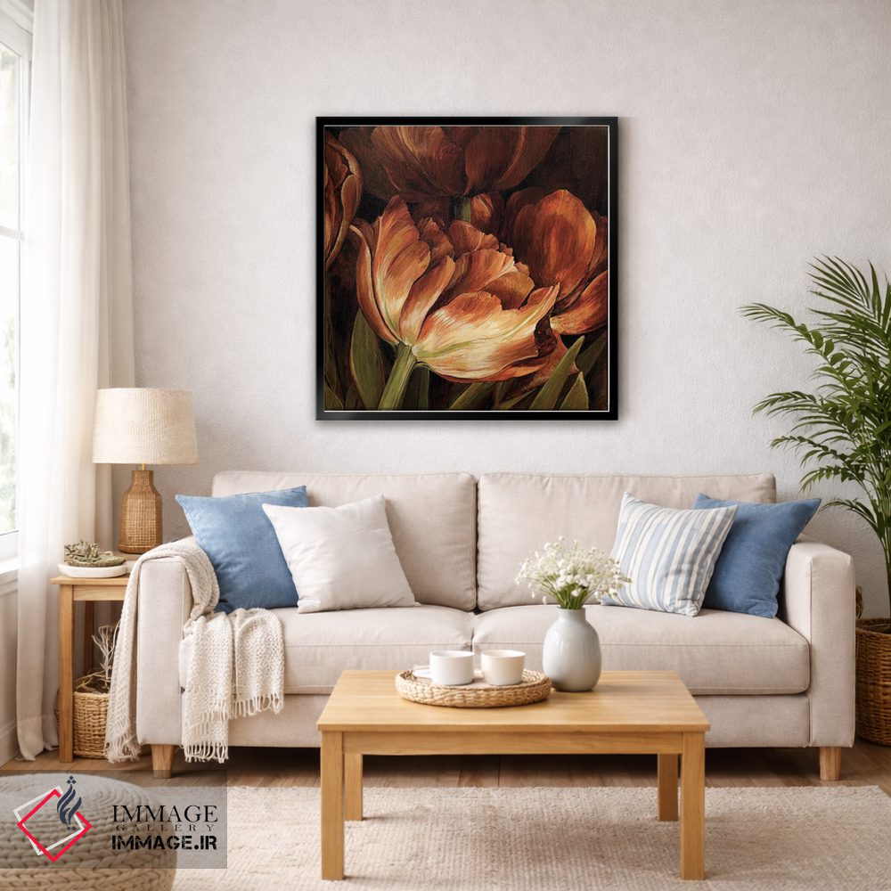 تابلو دکوراتیو هارمونی رنگ ها II اثر لیندا تامپسون - D5B